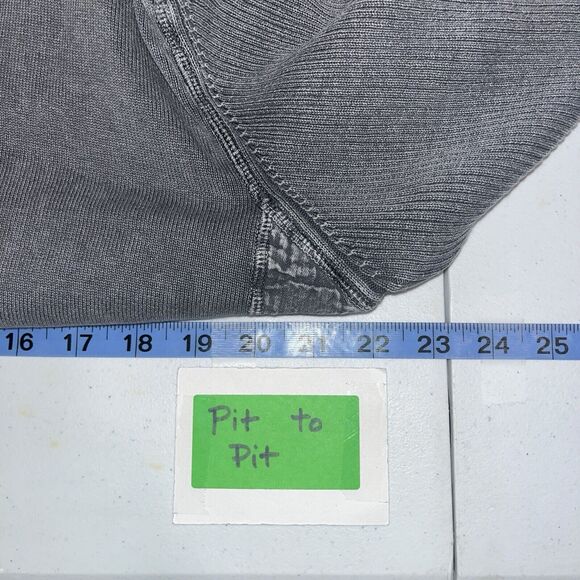 BKE Buckle Men's Sweater XL Gray Athletic Fit Mock Neck Quarter Zip Pullover - Picture 8 of 11